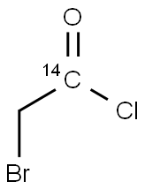 BROMOACETYL CHLORIDE, [1-14C] Structure