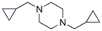 1,4-Bis(cyclopropylmethyl)piperazine Structure