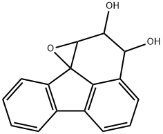 2,3-디히드록시-1,10b-에폭시-1,2,3-트리히드로플루오란텐 구조식 이미지