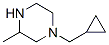 Piperazine, 1-(cyclopropylmethyl)-3-methyl- (9CI) Structure