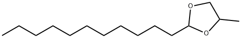 4-methyl-2-undecyl-1,3-dioxolane Structure