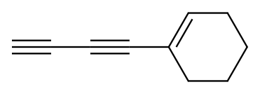 Cyclohexene, 1-(1,3-butadiynyl)- (9CI) 구조식 이미지