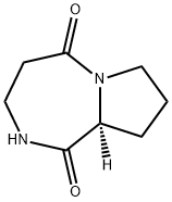 1H-Pyrrolo[1,2-a][1,4]diazepine-1,5(2H)-dione,hexahydro-,(S)-(9CI) Structure