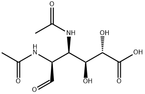 2,3-diacetamido-2,3-dideoxymannuronic acid 구조식 이미지