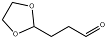 1,3-dioxolane-2-propionaldehyde  Structure