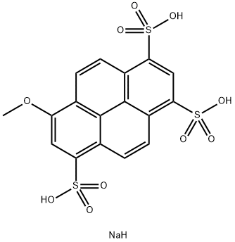 8-METHOXYPYRENE-1,3,6-TRISULFONIC ACID TRISODIUM SALT Structure