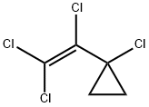 1-클로로-1-(트리클로로비닐)시클로프로판 구조식 이미지
