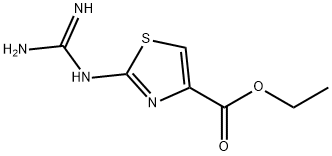 (4-ETHOXYCARBONYLTHIAZOL-2-YL)구아니딘 구조식 이미지