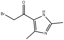 Ethanone, 2-bromo-1-(2,5-dimethyl-1H-imidazol-4-yl)- (9CI) Structure