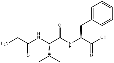 H-GLY-VAL-PHE-OH Structure