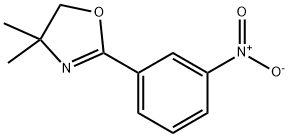 4,5-DIHYDRO-4,4-DIMETHYL-2-(3-NITROPHENYL)OXAZOLE Structure