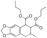 dipropyl 6,7-methylenedioxy-1,2,3,4-tetrahydro-3-methylnaphthalene-1,2-dicarboxylate Structure