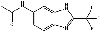 N-[2-(trifluoromethyl)-3H-benzoimidazol-5-yl]acetamide Structure