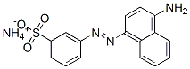 ammonium m-[(4-amino-1-naphthyl)azo]benzenesulphonate  구조식 이미지
