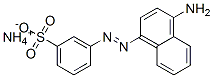 ammonium m-[(4-amino-1-naphthyl)azo]benzenesulphonate  Structure