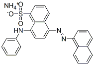 ammonium 5-(1-naphthylazo)-8-(phenylamino)naphthalenesulphonate Structure