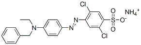 ammonium 4-[[4-[benzyl(ethyl)amino]phenyl]azo]-2,5-dichlorobenzenesulphonate 구조식 이미지
