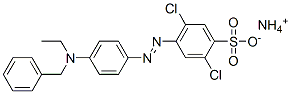 ammonium 4-[[4-[benzyl(ethyl)amino]phenyl]azo]-2,5-dichlorobenzenesulphonate Structure