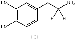 2-(3,4-DIHYDROXYPHENYL)ETHYL-1,1-D2-AMINE HCL Structure