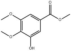 Methyl 4,5-dimethoxy-3-hydroxybenzoate 구조식 이미지