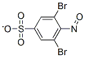 3,5-디브로모-4-니트로소벤젠술포네이트 구조식 이미지