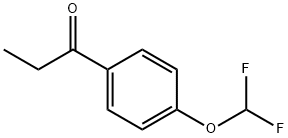 1-[4-(difluoromethoxy)phenyl]propan-1-one  구조식 이미지
