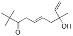 8-Hydroxy-2,2,8-trimethyldeca-5,9-dien-3-one Structure