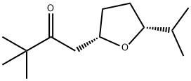 1-(5-Isopropyltetrahydro-2-furanyl)-3,3-dimethyl-2-butanone 구조식 이미지