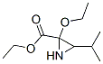 2-Aziridinecarboxylicacid,2-ethoxy-3-(1-methylethyl)-,ethylester(9CI) 구조식 이미지