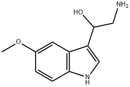 beta-hydroxy-5-methoxytryptamine 구조식 이미지