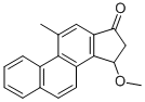 15,16-디하이드로-11-메틸-15-메톡시사이클로펜타(a)페난트렌-17-온 구조식 이미지