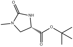TERT-BUTYL(4S)-1-METHYL-2-OXOIMIDAZOLIDINE-4-CARBOXYLATE Structure