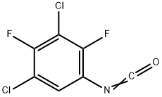 3,5-디클로로-2,4-디플루오로페닐이소시아네이트 구조식 이미지