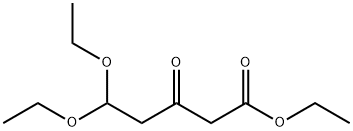Pentanoic acid, 5,5-diethoxy-3-oxo-, ethyl ester Structure