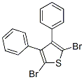 2,5-DIBROMO-3,4-DIPHENYL-THIOPHENE 구조식 이미지