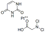 dichloroglycineuracil platinum(II) 구조식 이미지