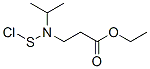 ethyl 3-(chlorosulfanyl-propan-2-yl-amino)propanoate 구조식 이미지