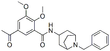 5-acetyl-N-(8-benzyl-8-azabicyclo[3.2.1]oct-3-yl)-2,3-dimethoxy-benzam ide 구조식 이미지