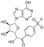 5'-(4-fluorosulfonylbenzoyl)inosine Structure