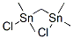 Bis-(chlorodimethylstannyl)-methane Structure