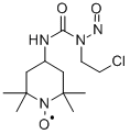 1-(2-chloroethyl)-3-(1-oxyl-2,2,6,6-tetramethylpiperidinyl)-1-nitrosourea 구조식 이미지