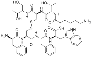 Octreotide acetate 구조식 이미지