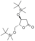 3,5-Di-O-(tert-butyldimethylsilyl)-2-deoxy-D-ribonolactone 구조식 이미지