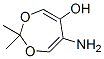 6-amino-2,2-dimethyl-1,3-dioxepin-5-ol 구조식 이미지
