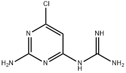 2-AMINO-4-CHLORO-6-GUANIDINOPYRIMIDINE 구조식 이미지