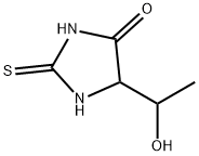 4-Imidazolidinone, 5-(1-hydroxyethyl)-2-thioxo- (9CI) 구조식 이미지