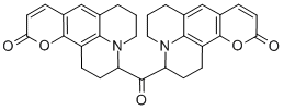 BIS(2,3,5,6-1H,4H-TETRAHYDROQUINOLIZINO[9,9A,1-GH]COUMARIN-3-YL)CARBONYL 구조식 이미지