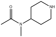 N-METHYL-N-4-PIPERIDINYLACETAMIDE 구조식 이미지