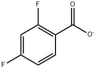 나트륨2,4-DIFLUOROBENZOATE 구조식 이미지