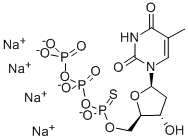 RP-TTP-ALPHA-S/RP-DTTP-ALPHA-S SODIUM SALT Structure